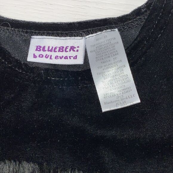 Blueberri Boulevard Red and Black Girls' Dress and Coat Set Size 2T - Picture 5 of 11